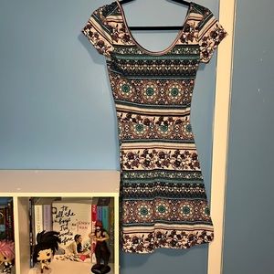 Pink and Blue Magazine sundress